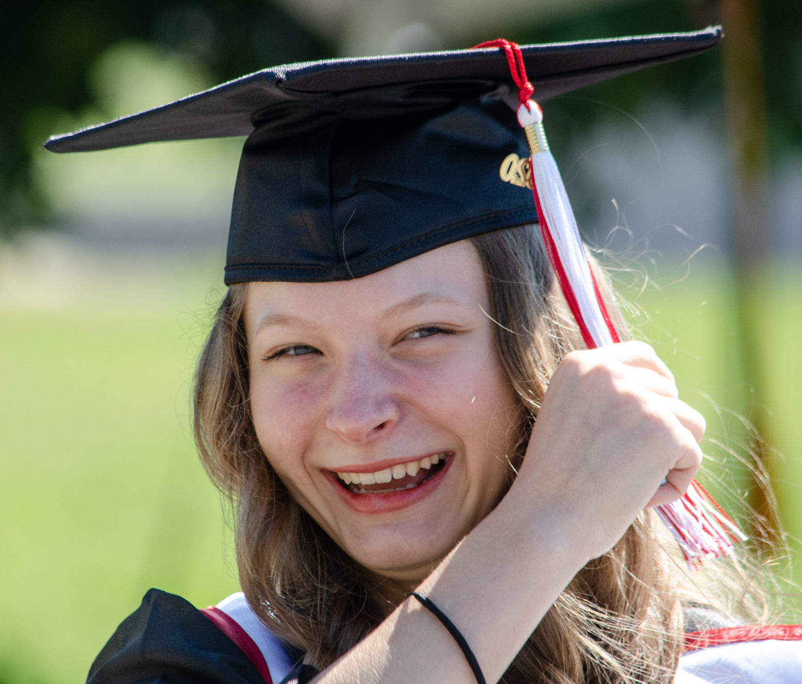 Northwest Guilford High School's drive-thru graduation